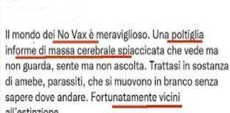 “No Vax? Parassiti”, noto conduttore in diretta tv, ecco chi è