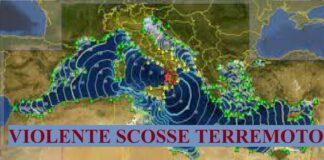 Violente scosse terremoto, ecco dove