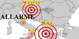 Allarme terremoto Italia, trema più di mezzo Paese