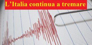 L’Italia continua a tremare, ancora terremoti nel nostro Paese