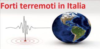 Forti terremoti in Italia, tutti i dettagli