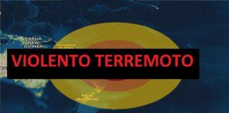 Violento terremoto, ecco la zona colpita