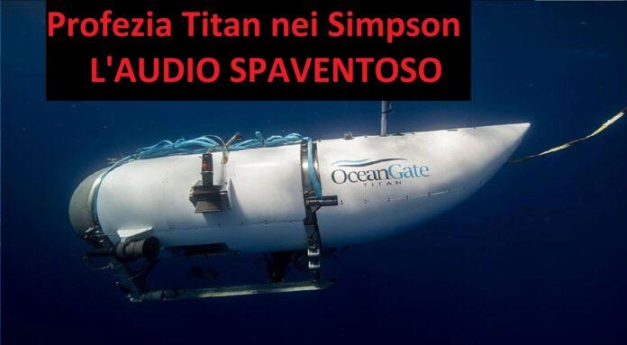 Profezia Titan nei Simpson, il video virale e l’audio spaventoso