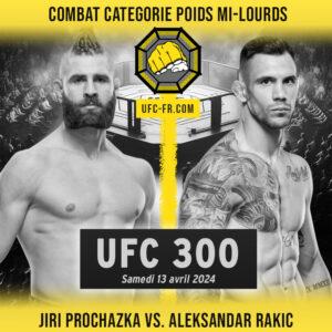 UFC 300 Card Ufficiale