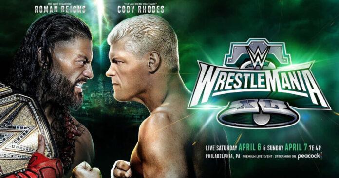 wrestlemania 40 card ufficiale