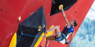 Jenya Kazbekova campionessa di arrampicata ucraina