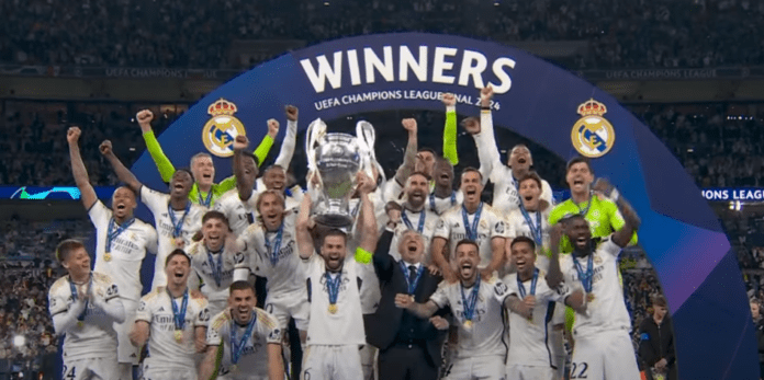 Il Real Madrid alza la Champions League