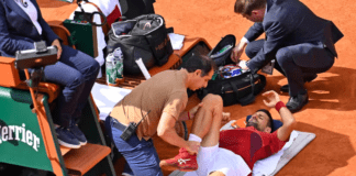 Novak Djokovic deve ritirarsi dal Roland Garros, come è accaduto l'infortunio al ginocchio