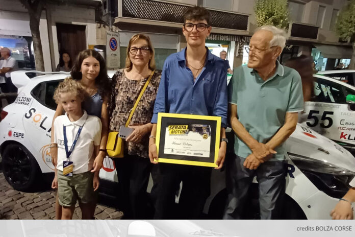 Serata Motori, Adria premia il giovane Bolzoni